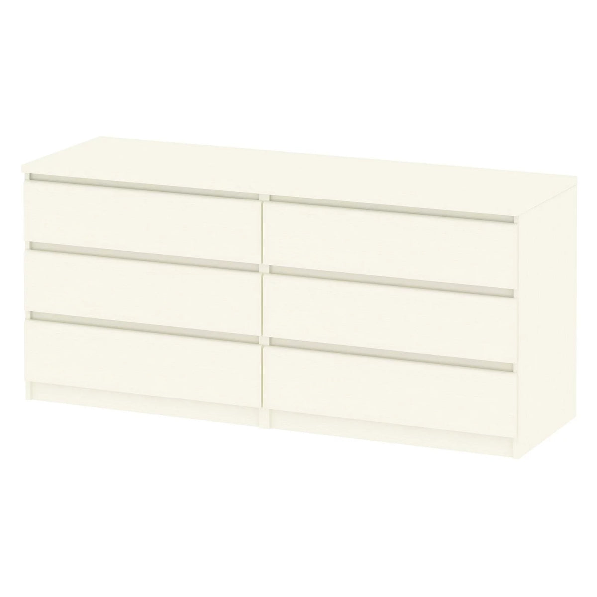 6 Drawer Double Dresser P326