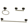 3-Piece Brushed Nickel Bathroom Accessory Set D402725