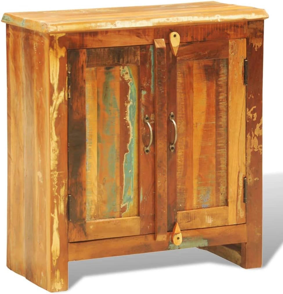 Reclaimed Solid Wood Cabinet with 2 Doors E938426