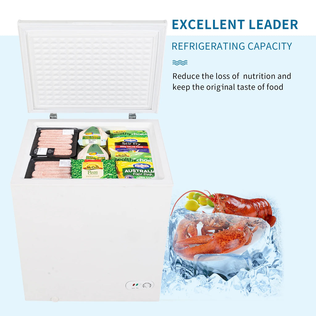 5 Cubic Feet Chest Freezer with Removable Basket J86806