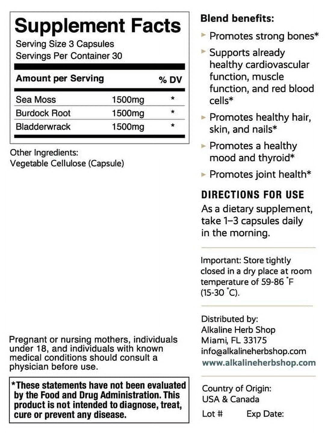 90 Capsules Supplement G412697